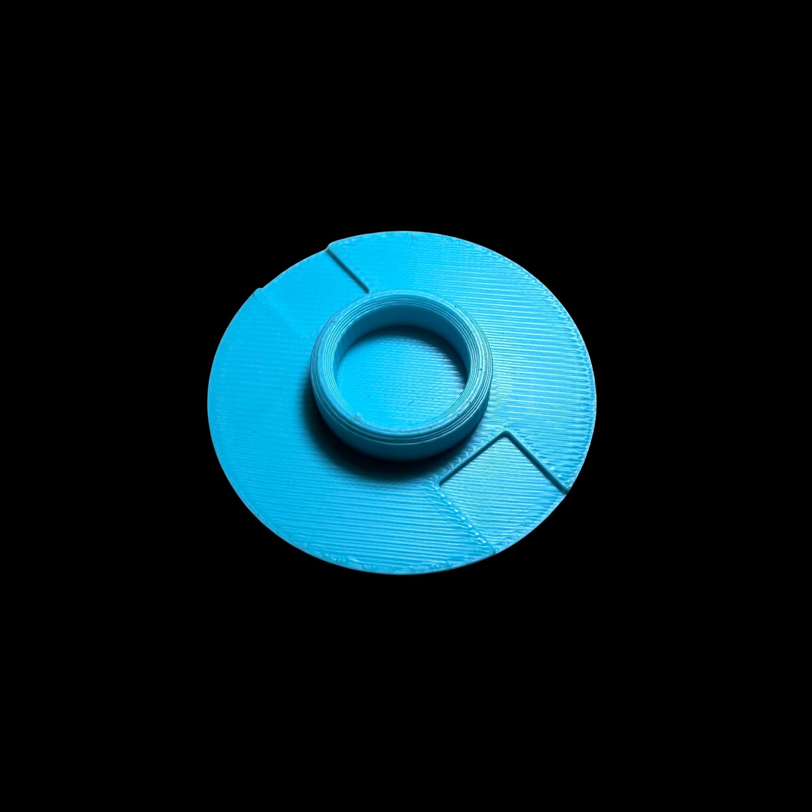 20mm CNC Machine Bed Hole Plugs – Blue – Pack of 10 - Wards Additive 3D printed product