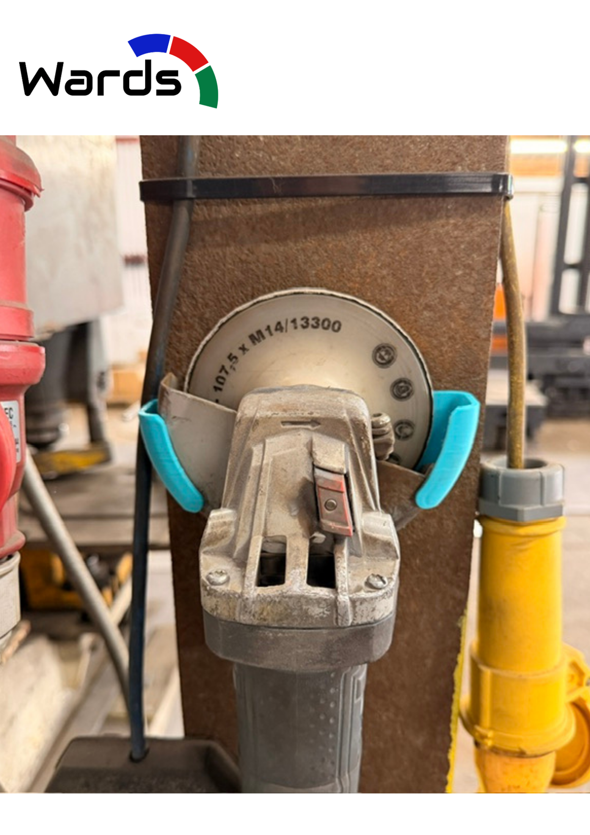 Angle Grinder Wall Holder – Up to 140 mm Guards