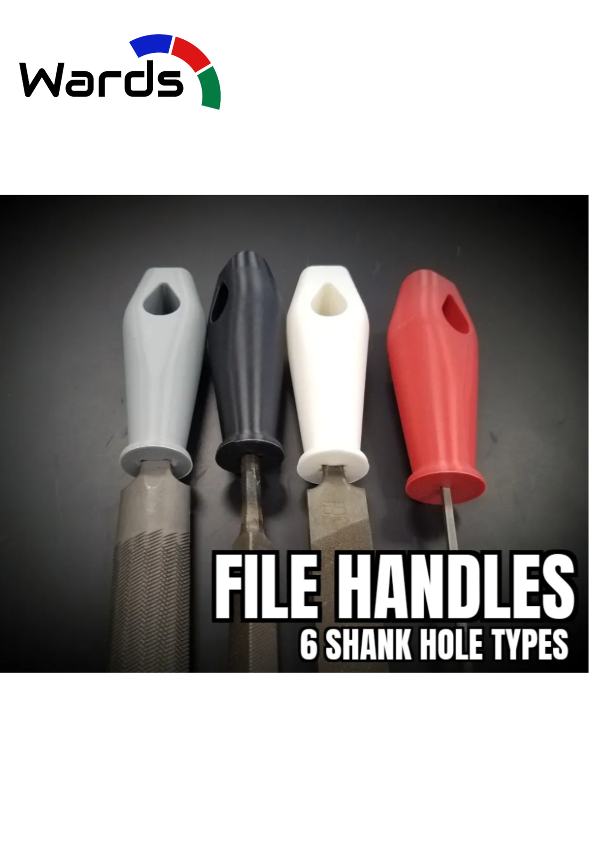 Replacement workshop file handles – six style options