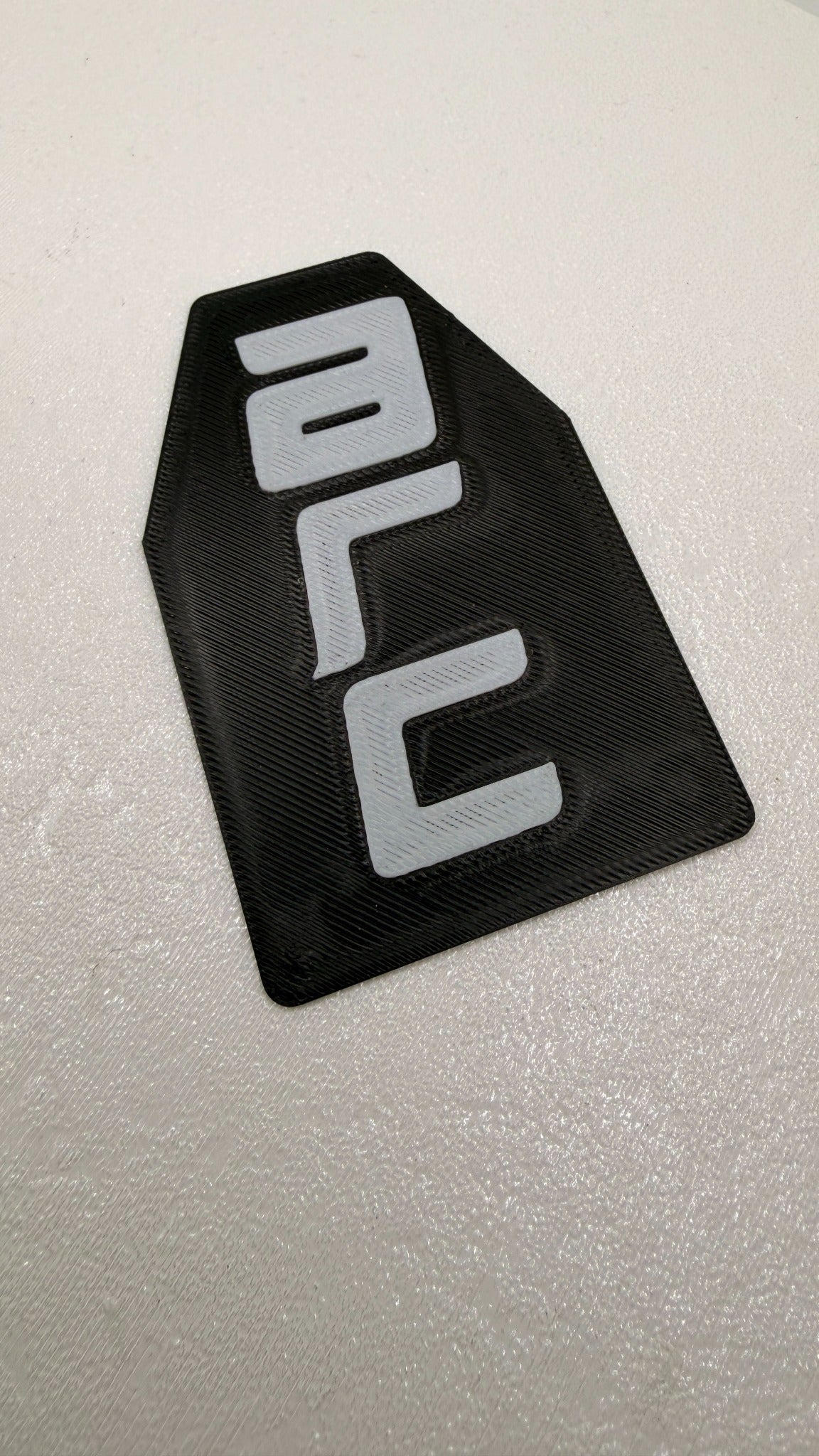 Black and white custom branded NFC card example