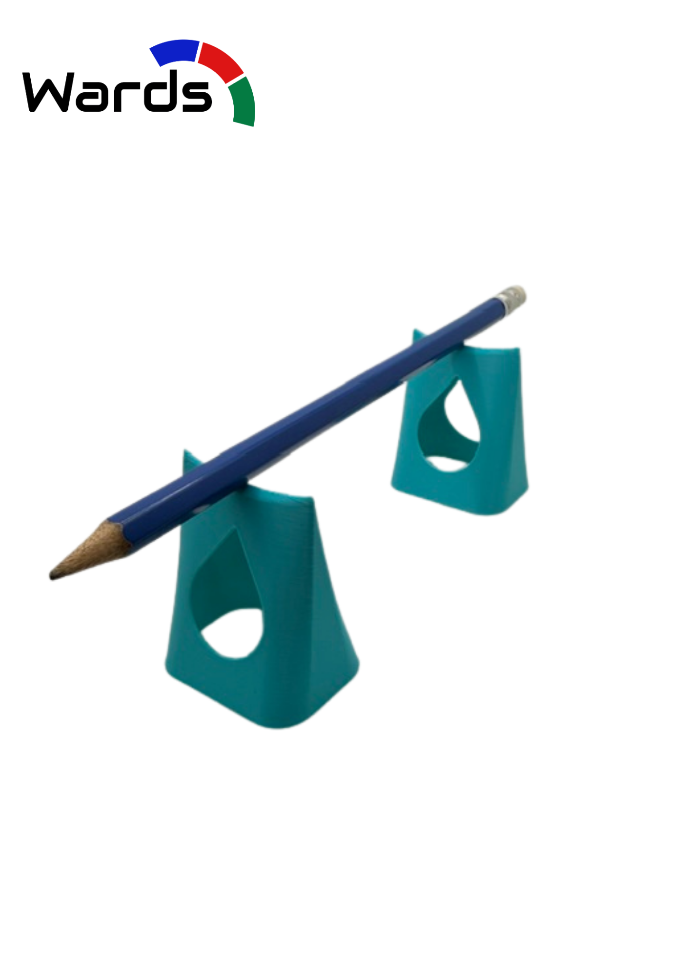 Reusable concave painting supports holding a pencil-sized workpiece