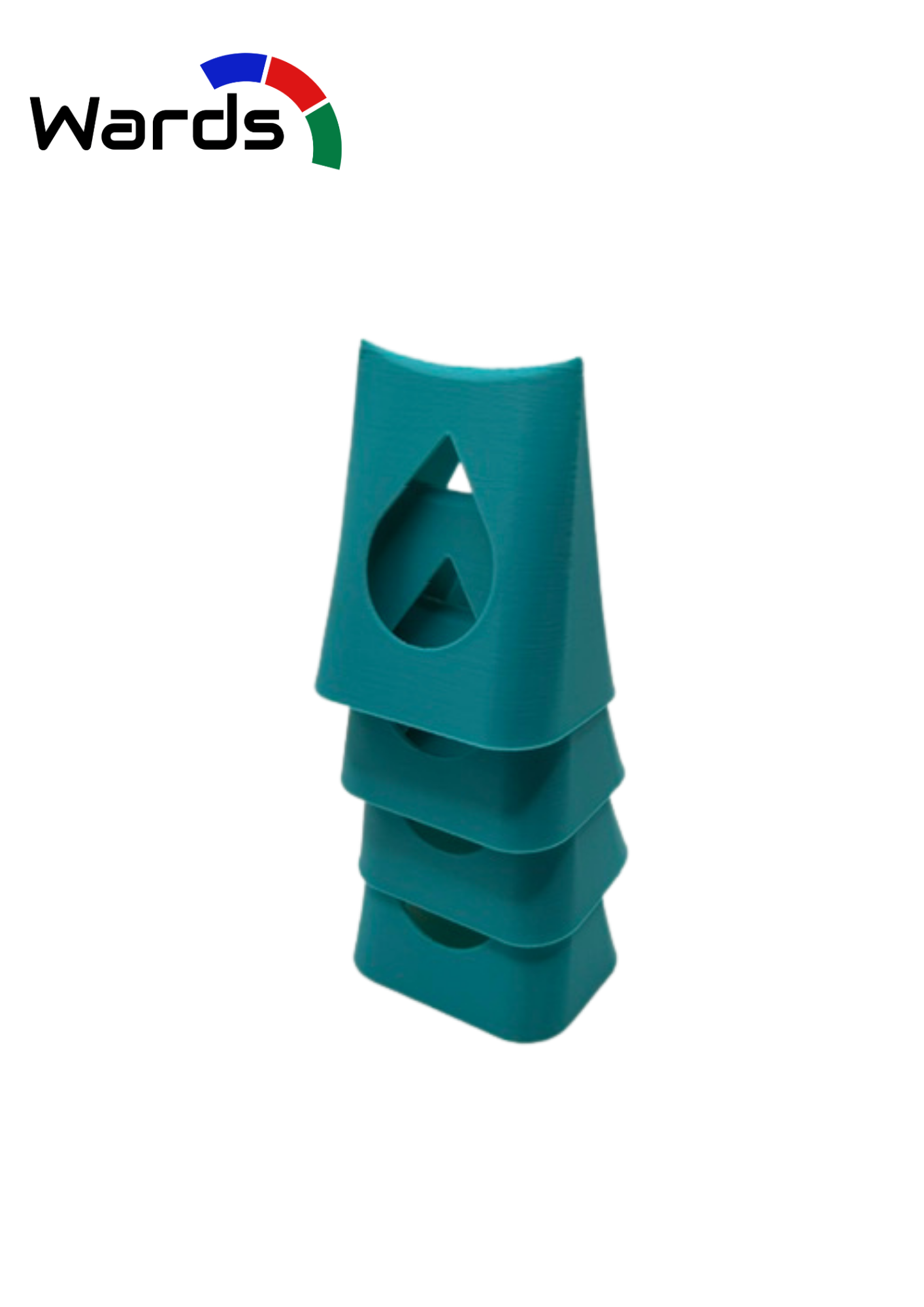 Stackable concave painting supports