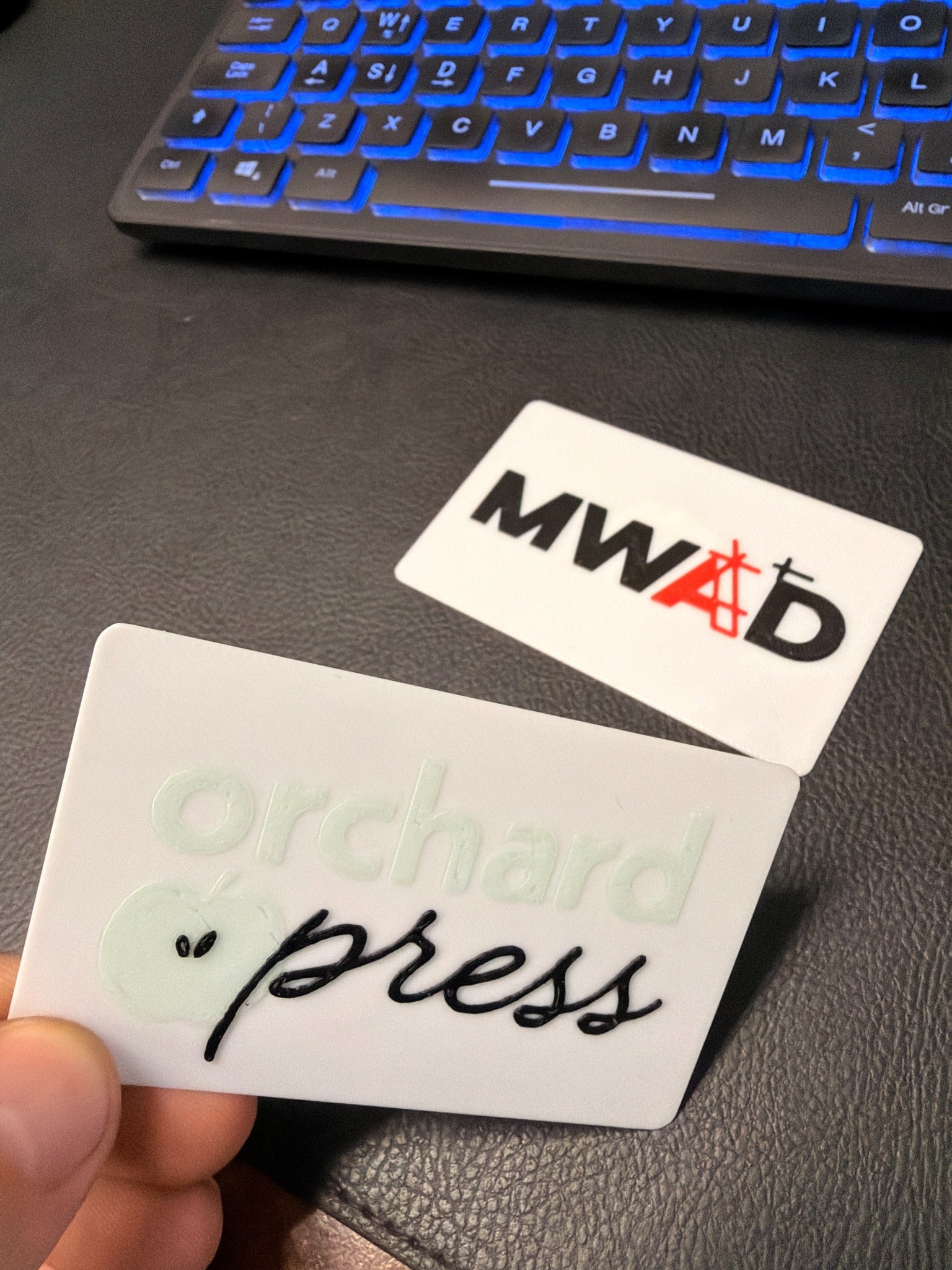 Custom NFC business card examples by Wards Additive