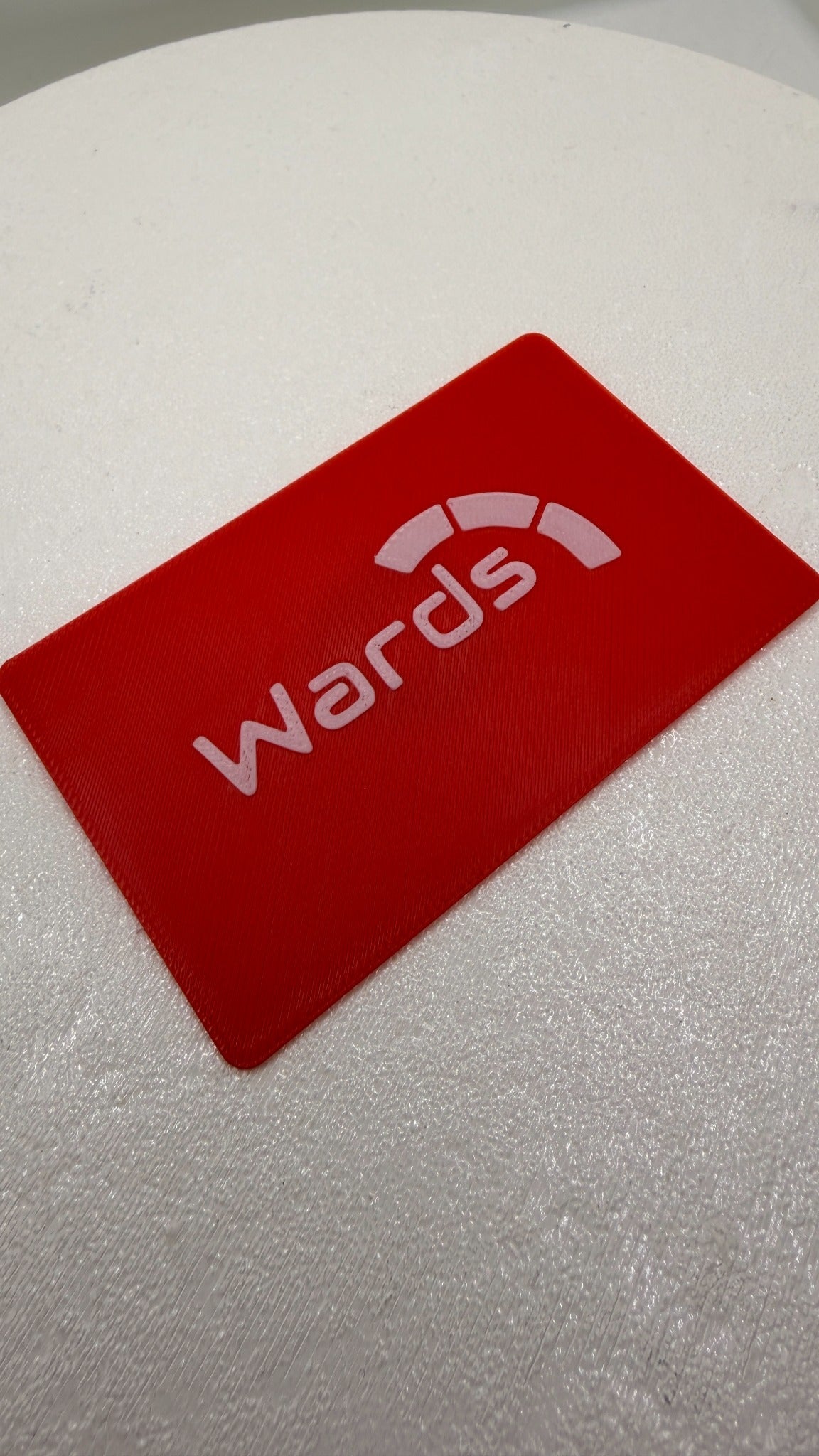 Red Wards Additive custom NFC business card